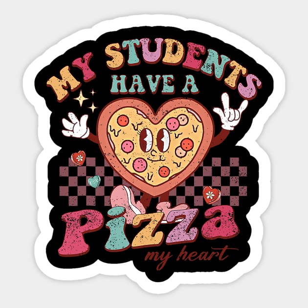 My Students Have A Pizza-My-Heart Valentines Day Teacher Sticker by jadolomadolo